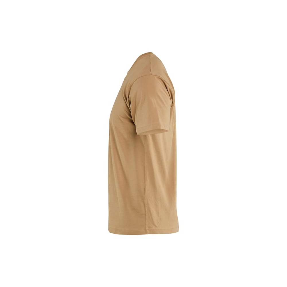 T-shirt, Blaklader, 3525, colore marrone, 100% cotone, cuciture rinforzate