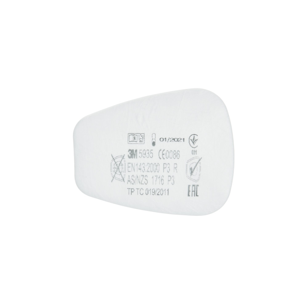 Filtro antiparticolato 3M, P3, 5935, guscio morbido, serie 5000