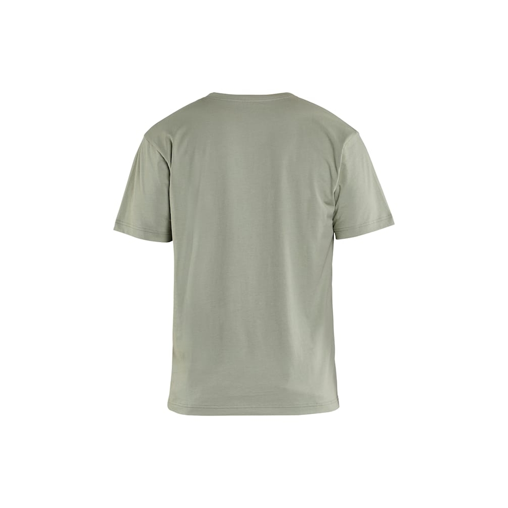 T-shirt, Blaklader, 3525, colore verde chiaro, 100% cotone, cuciture rinforzate