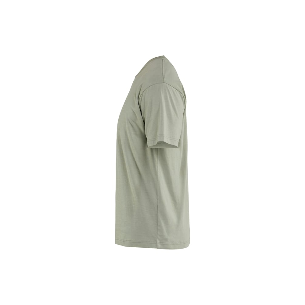 T-shirt, Blaklader, 3525, colore verde chiaro, 100% cotone, cuciture rinforzate