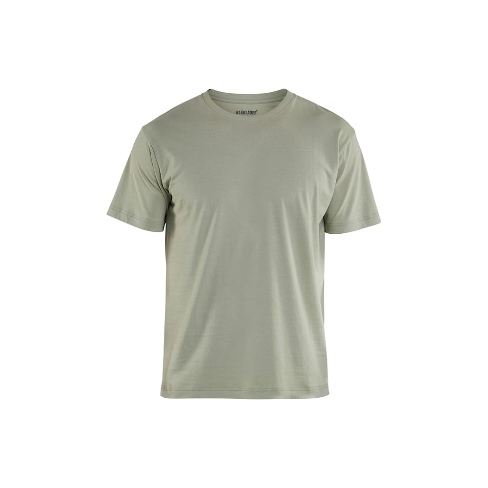 T-shirt, Blaklader, 3525, colore verde chiaro, 100% cotone, cuciture rinforzate