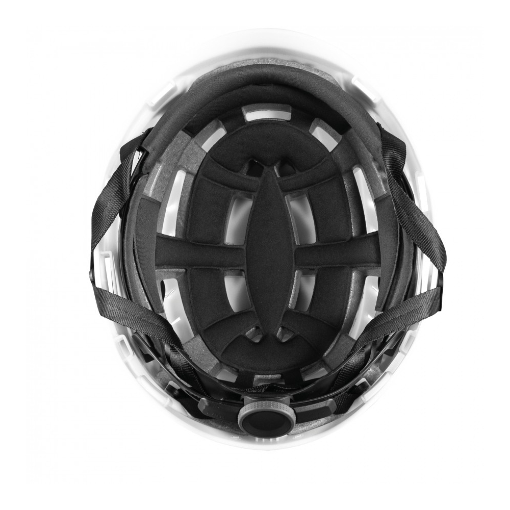 Elmetto Primero Air Kask, calotta esterna in polipropilene  e  calotta interna in schiuma Neopor® Ccycled® by BASF. Bianco