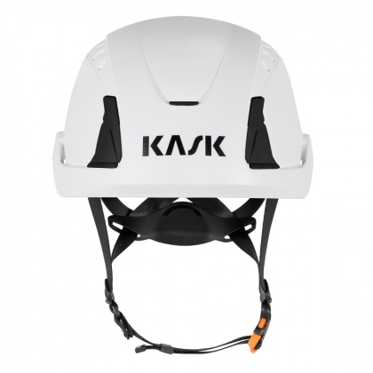 Elmetto Primero Air Kask, calotta esterna in polipropilene  e  calotta interna in schiuma Neopor® Ccycled® by BASF. Bianco