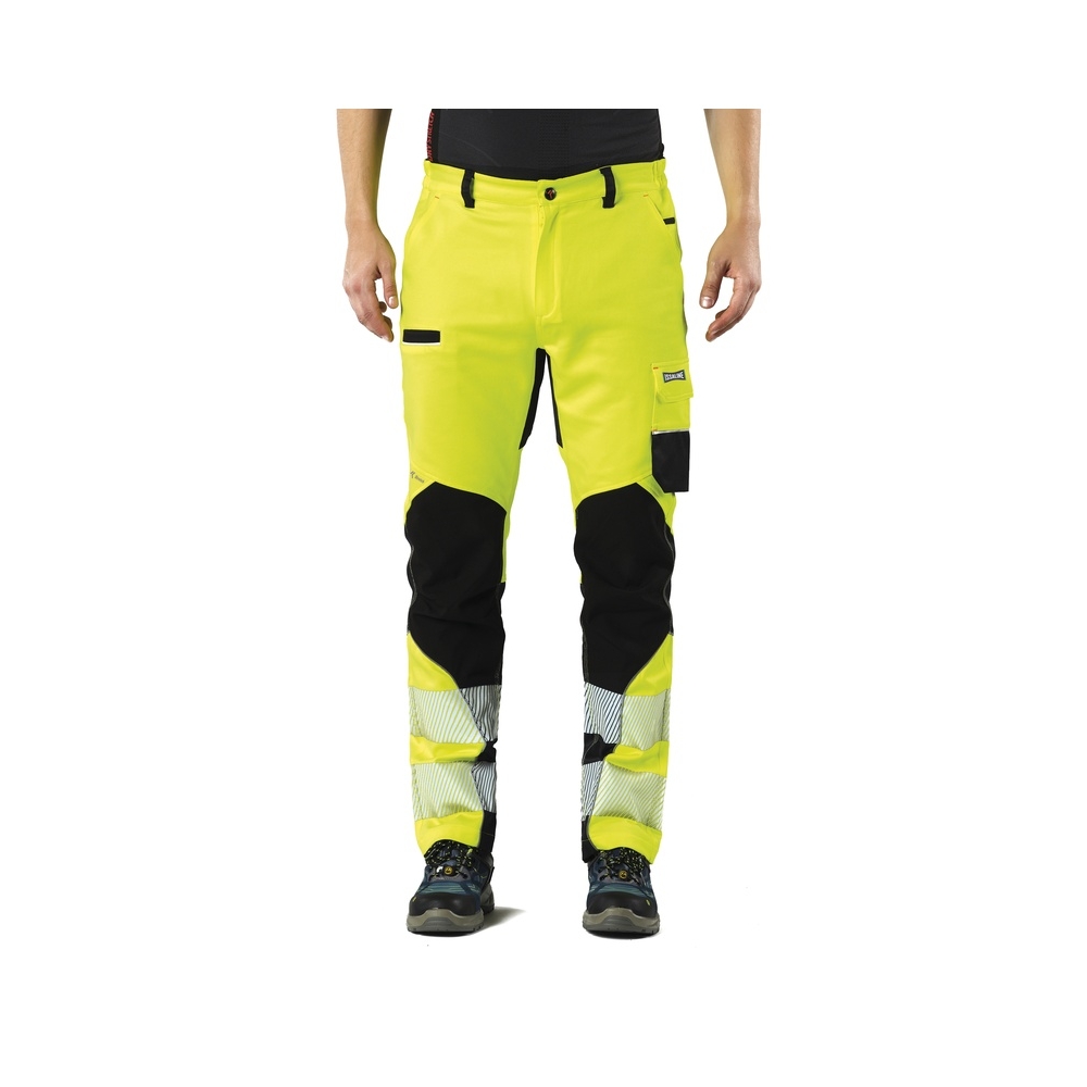 Pantalone Issa Extreme HV 8830BHV, giallo fluo