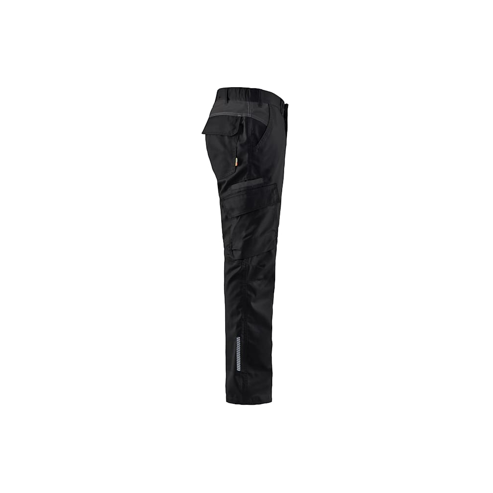 Pantalone Blaklader Industria Stretch 1444 NERO GRIGIO, è ideale per l'industria, manutenzione e qualsiasi ambiente di lavoro