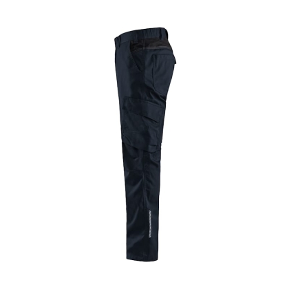 Pantalone Blaklader Industria Stretch 1444 BLU NERO, è ideale per l'industria, manutenzione e qualsiasi ambiente di lavoro