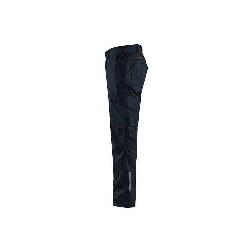 Pantalone Blaklader Industria Stretch 1444 BLU NERO, è ideale per l'industria, manutenzione e qualsiasi ambiente di lavoro