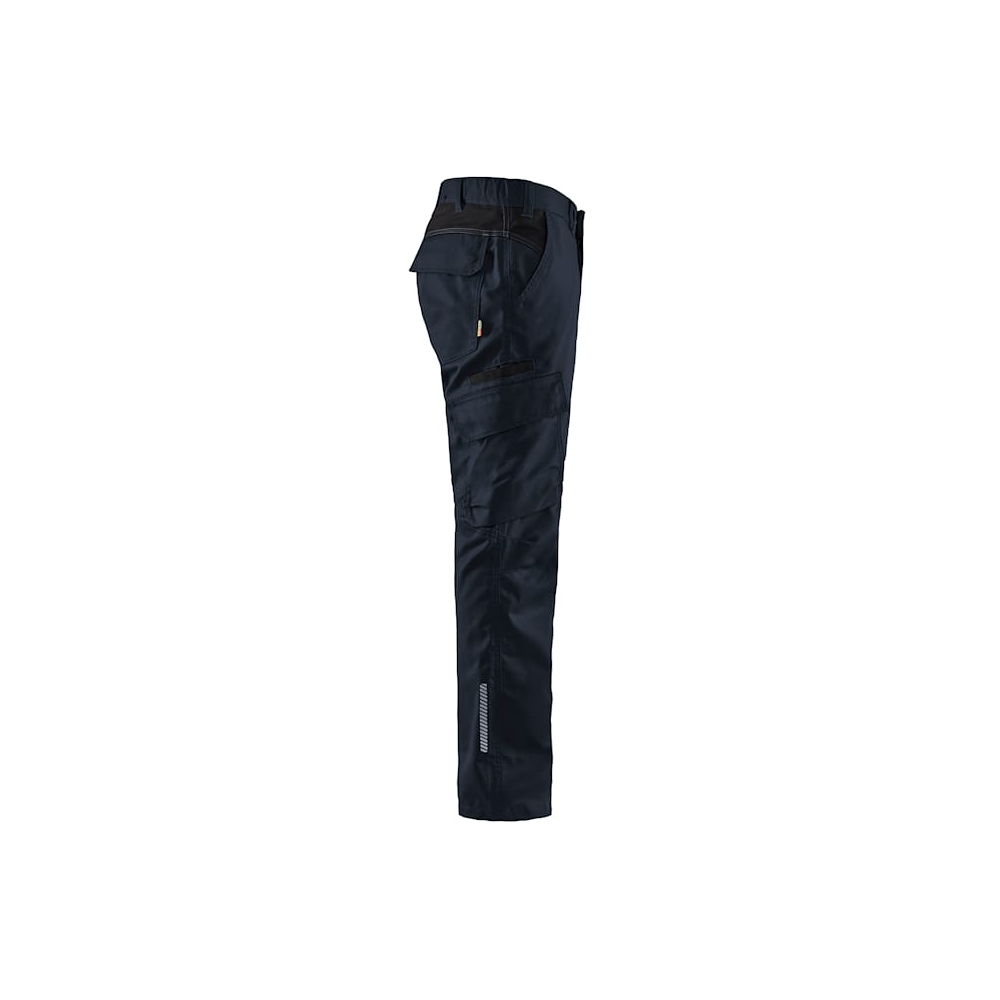 Pantalone Blaklader Industria Stretch 1444 BLU NERO, è ideale per l'industria, manutenzione e qualsiasi ambiente di lavoro