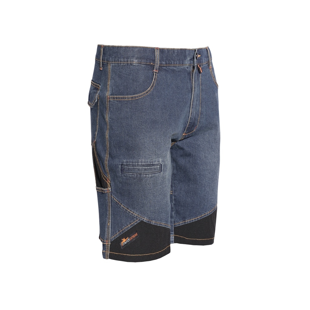 Bermuda Jeans ISSA Extreme 8839B,  98% cotone e 2% elastan.