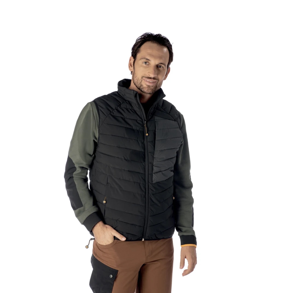 Gilet D-Force Asti C003, 100% poliestere, nero.