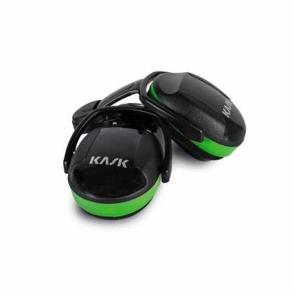 Cuffie antirumore SC1 Kask , nero/verde , abs termoplastico, fodera in schiuma e poliestere.