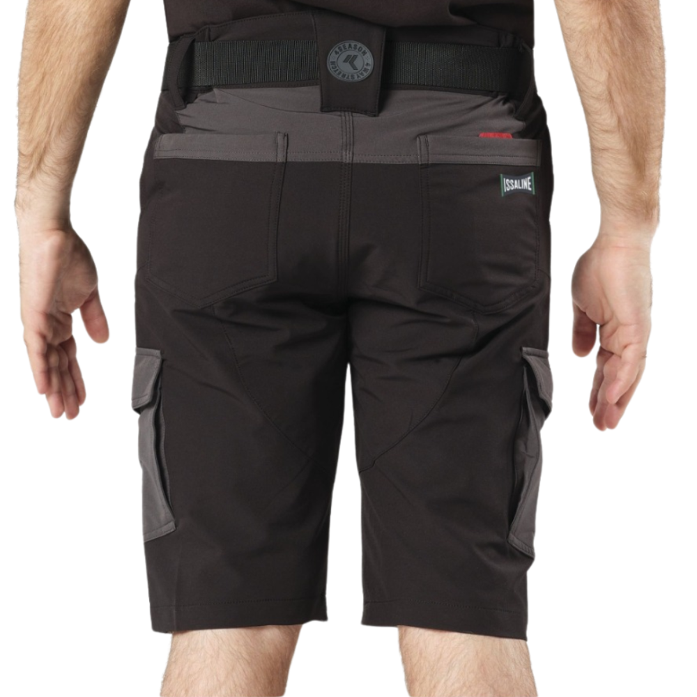 Bermuda ISSA Wise 9059B, tessuto elasticizzato 4 way, quattro stagioni.