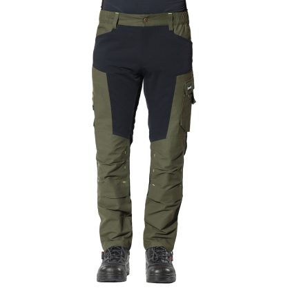 Pantalone Issaline Flexard 8022B 64% cotone e 36% nylon. verde