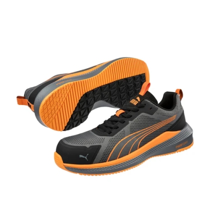 Scarpe antinfortunistiche Puma Slide Orange. Calzatura bassa, S1PS ESD FO HRO SR, colore arancione