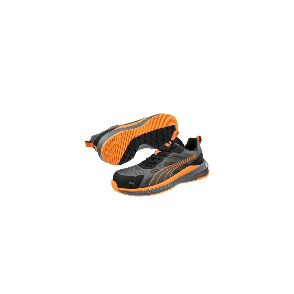 Scarpe antinfortunistiche Puma Slide Orange. Calzatura bassa, S1PS ESD FO HRO SR, colore arancione