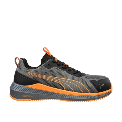 Scarpe antinfortunistiche Puma Slide Orange. Calzatura bassa, S1PS ESD FO HRO SR, colore arancione