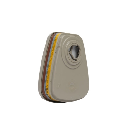 Filtro 3M, ABE1, 6057, per gas e vapori, con attacco a baionetta, serie 6000