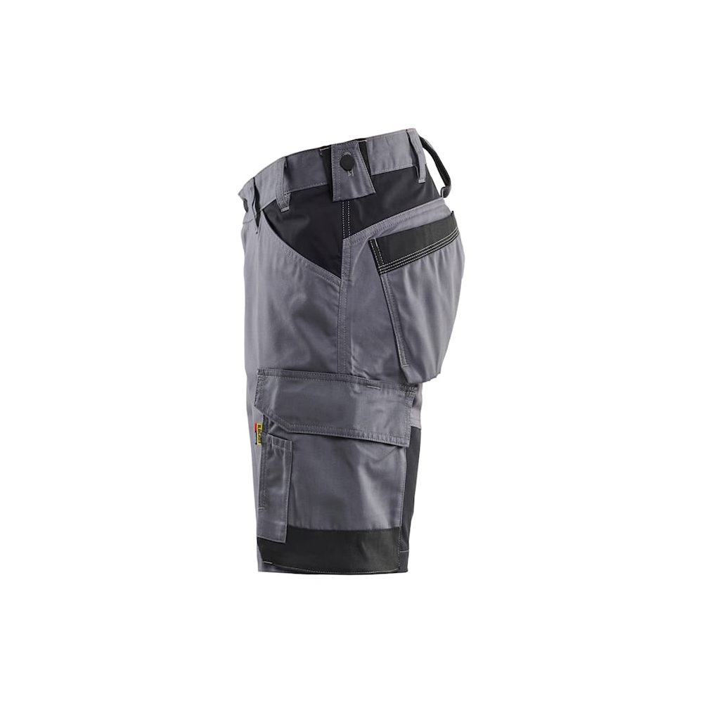 Bermuda Blaklader Artigiano Stretch 1751, 63% poliestere, 33% cotone, 4% elastolefina, twill 2/1, stretch, 260 g/m². grigio