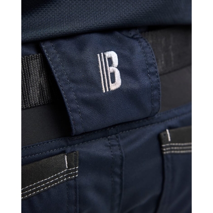 Bermuda Blaklader Artigiano Stretch 1751, 63% poliestere, 33% cotone, 4% elastolefina, twill 2/1, stretch, 260 g/m². blu