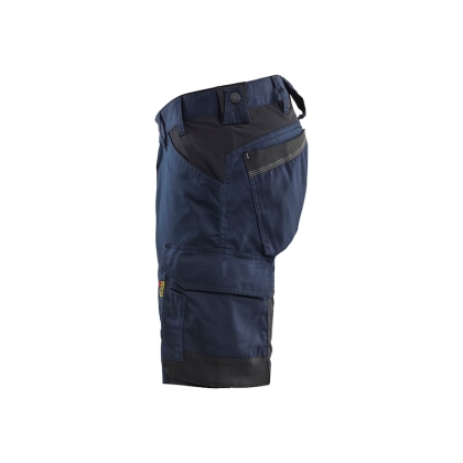 Bermuda Blaklader Artigiano Stretch 1751, 63% poliestere, 33% cotone, 4% elastolefina, twill 2/1, stretch, 260 g/m². blu