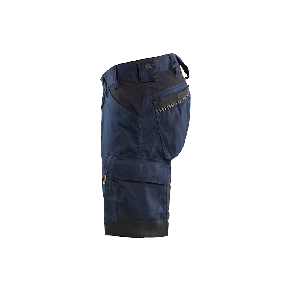 Bermuda Blaklader Artigiano Stretch 1751, 63% poliestere, 33% cotone, 4% elastolefina, twill 2/1, stretch, 260 g/m². blu