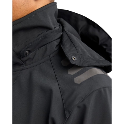 Giacca, Blaklader, Softshell, 4749, colore nero, Softshell, tessuto stretch impermeabile e antivento, con cappuccio
