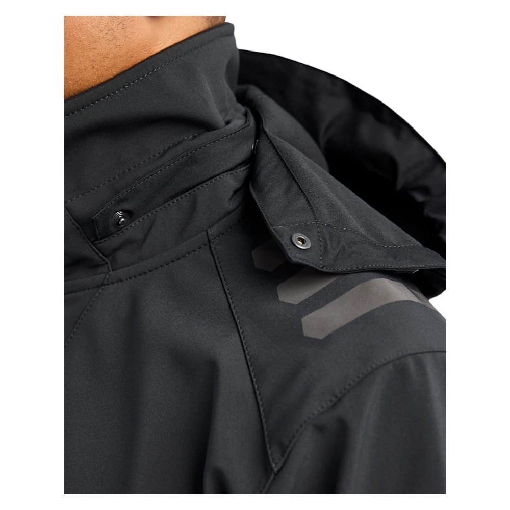 Giacca, Blaklader, Softshell, 4749, colore nero, Softshell, tessuto stretch impermeabile e antivento, con cappuccio