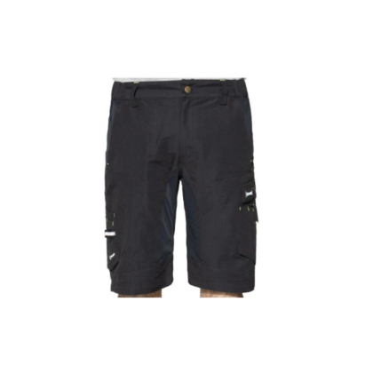 Bermuda prfofessionali realizzati con tessuto tecnico Flexard di colore nero.
