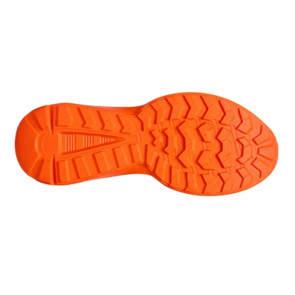 Scarpe antinfortunistiche Dike Olympic Overtime X-Pro III, nere arancioni , S3L ESD,  tomaia in engineered mesh.