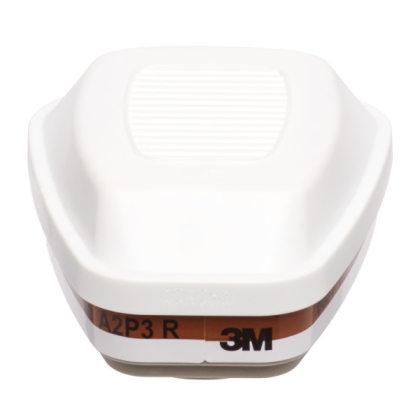 Filtro 3M, A2P3R, 6059, per polveri, gas e vapori, con attacco a baionetta, serie 6000