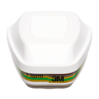 Filtro 3M, ABEK1P3 R, 6092, per polveri, gas e vapori, con attacco a baionetta, serie 6000