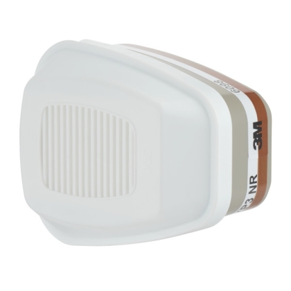 Filtro 3M, AXP3 R, 6098, per polveri, gas e vapori organici, con attacco a baionetta, serie 6000