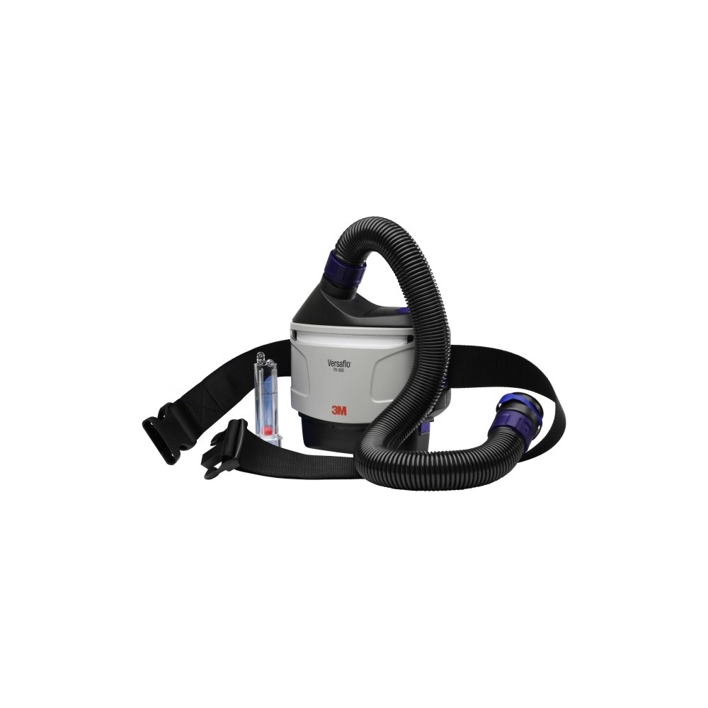 Respiratore elettroventilato Versaflo 3M, TR-315E+, Kit di base con filtro antiparticolato,  batteria,  tubo,cintura standard