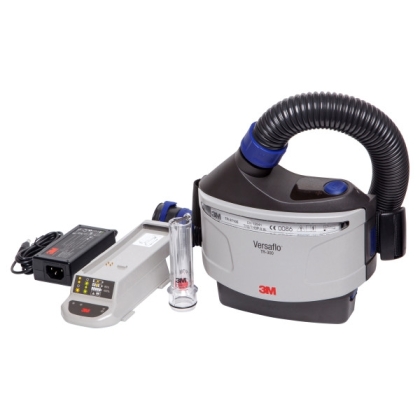 Respiratore elettroventilato Versaflo 3M, TR-315E+, Kit di base con filtro antiparticolato,  batteria,  tubo,cintura standard