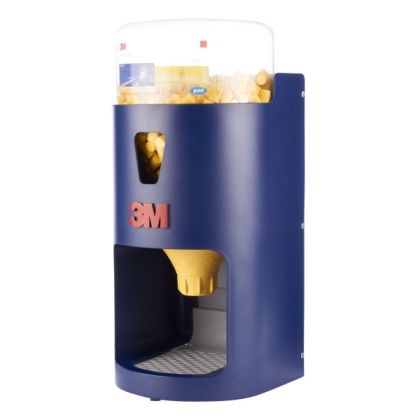 Base boccione One touch 3M 391-0000, in materia plastica, eroga un inserto auricolare alla volta, colore blu.