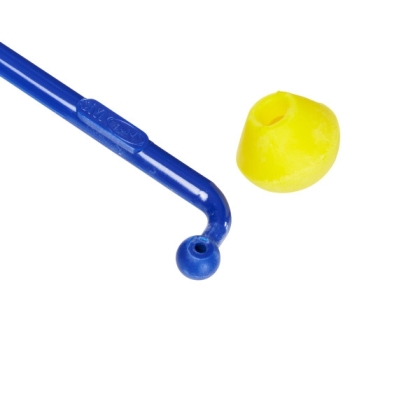 Inserti auricolari con archetto 3M, EC-01-000, auricolari gialli, archetto blu