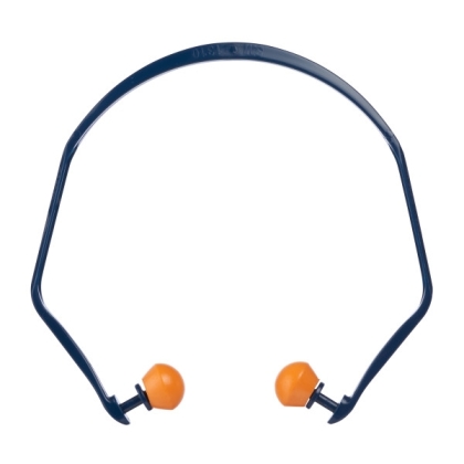 Inserti auricolari con archetto 3M, 1310, con auricolari arancioni e archetto blu scuro