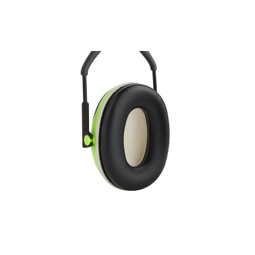 Cuffie auricolari 3M, X4A, PELTOR, colore nero con inserti verde fluo, cuffie da bardatura temporale
