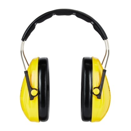 Cuffie auricolari 3M, H510A-401-GU, PELTOR, colore giallo, cuffie da bardatura temporale