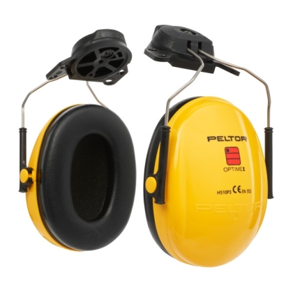 Cuffie auricolari 3M, H510P3E-405-GU, PELTOR, colore giallo, cuffie per attacco per elmetto, non indossate