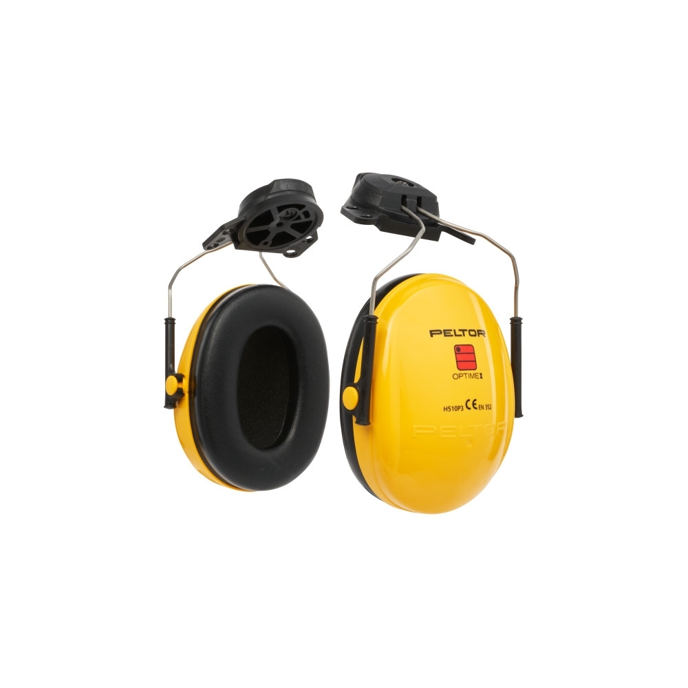 Cuffie auricolari 3M, H510P3E-405-GU, PELTOR, colore giallo, cuffie per attacco per elmetto, non indossate