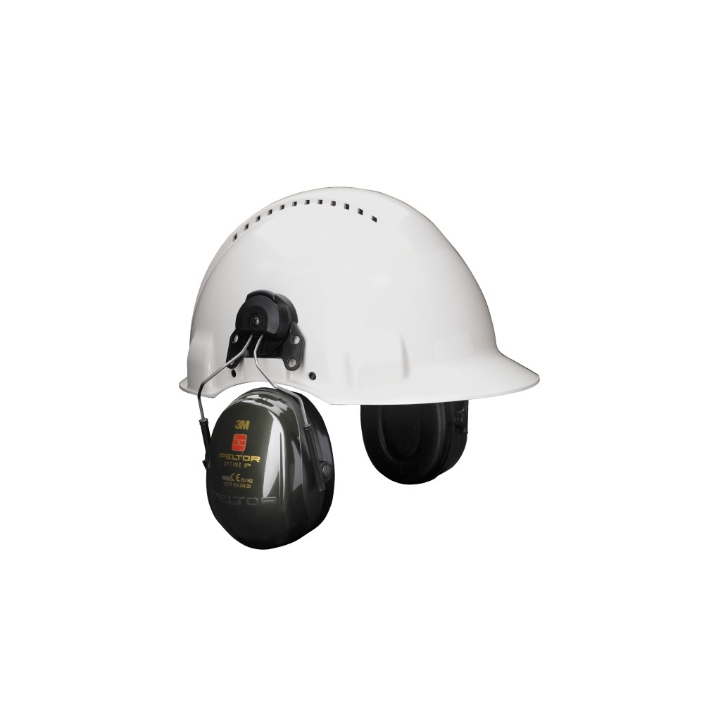 Cuffie auricolari 3M, H520P3E-410-GQ,  PELTOR, colore nero, cuffie per attacco per elmetto