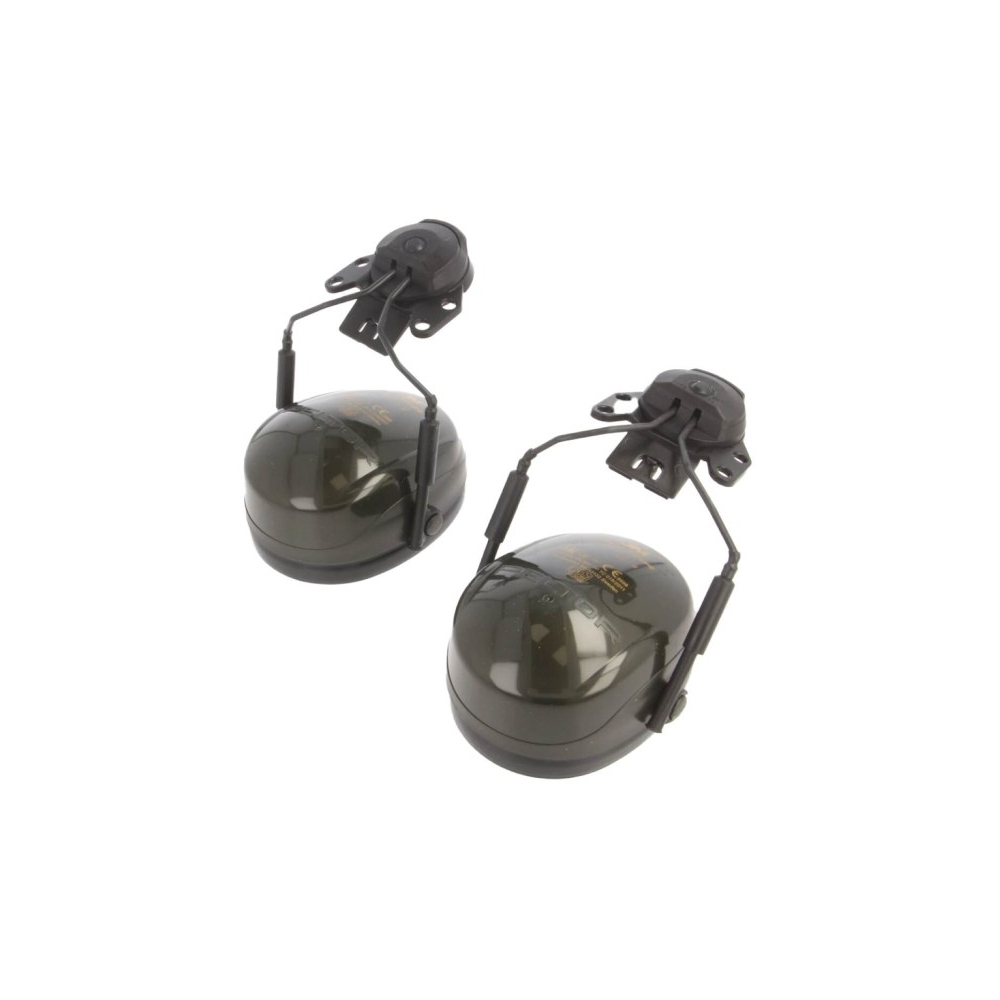 Cuffie auricolari 3M, H520P3E-410-GQ,  PELTOR, colore nero, cuffie per attacco per elmetto