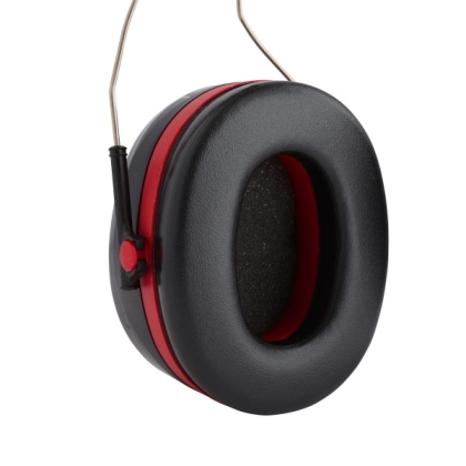 Cuffie auricolari 3M, H540A-411-SV, PELTOR, colore nero con inserti rossi, cuffie da bardatura temporale