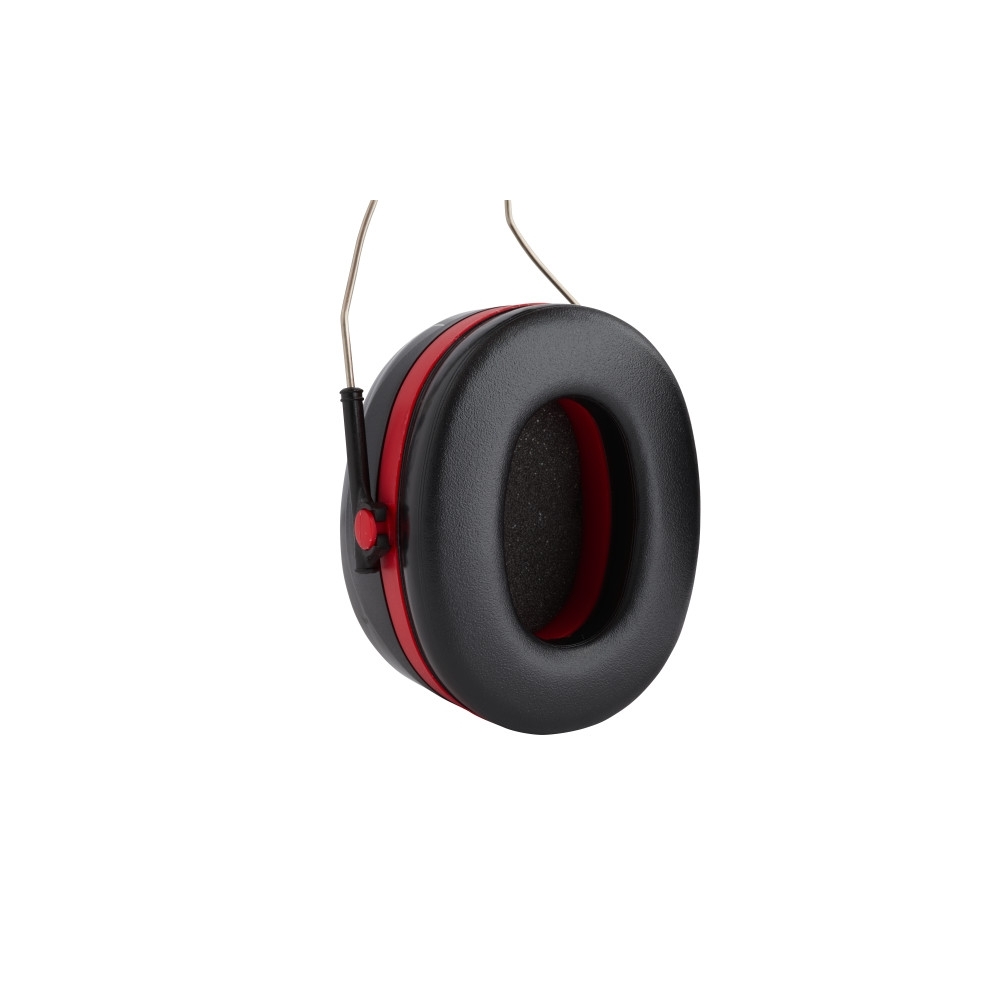 Cuffie auricolari 3M, H540A-411-SV, PELTOR, colore nero con inserti rossi, cuffie da bardatura temporale