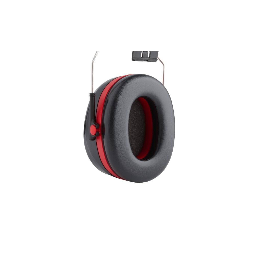 Cuffie auricolari 3M, H540P3E-413-SV, PELTOR, colore nero con inserti rossi, cuffie per  attacco per elmetto