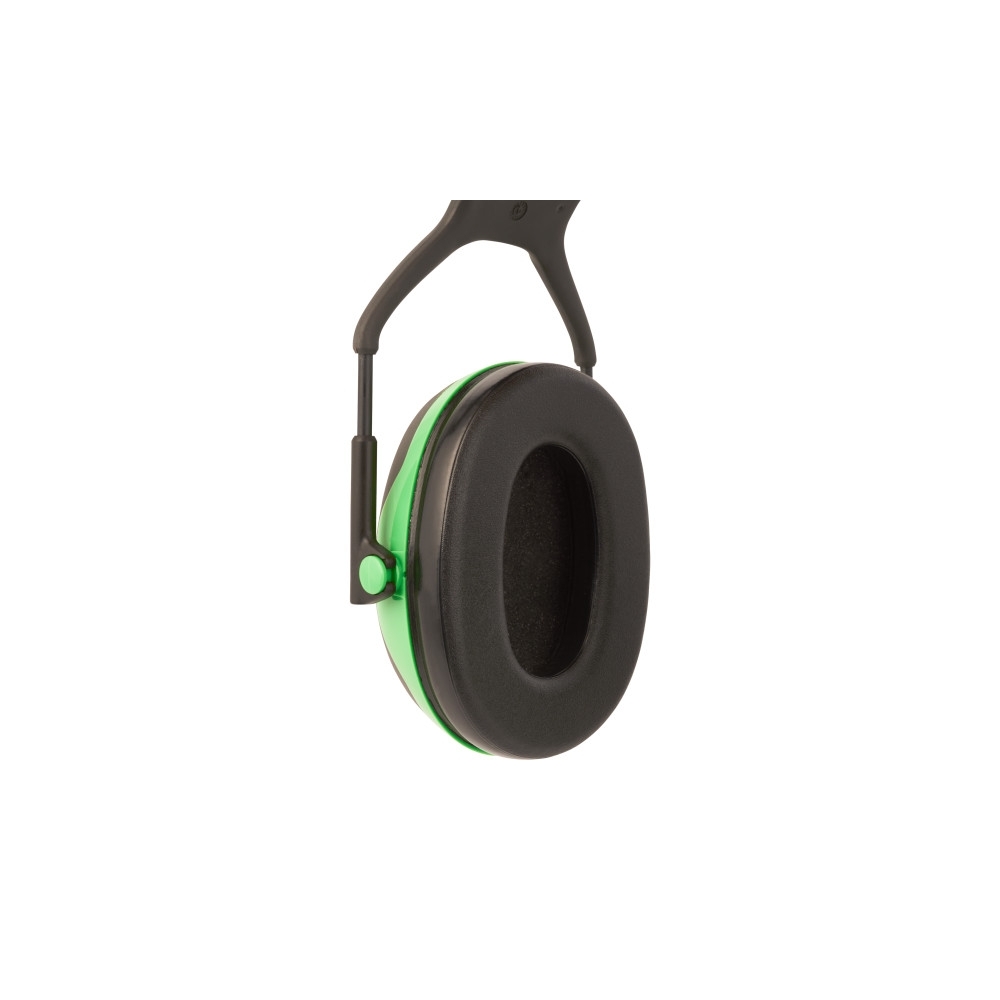 Cuffie auricolari  3M, X1A, PELTOR, colore nero con inserti verde fluo, cuffie da bardatura temporale