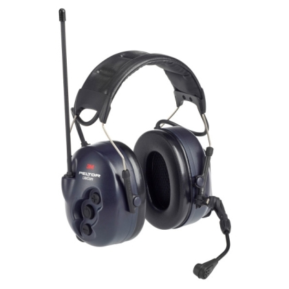 Cuffie auricolari 3M, MT53H7A4400-EU, PELTOR, colore nero, cuffie attive da bardatura temporale