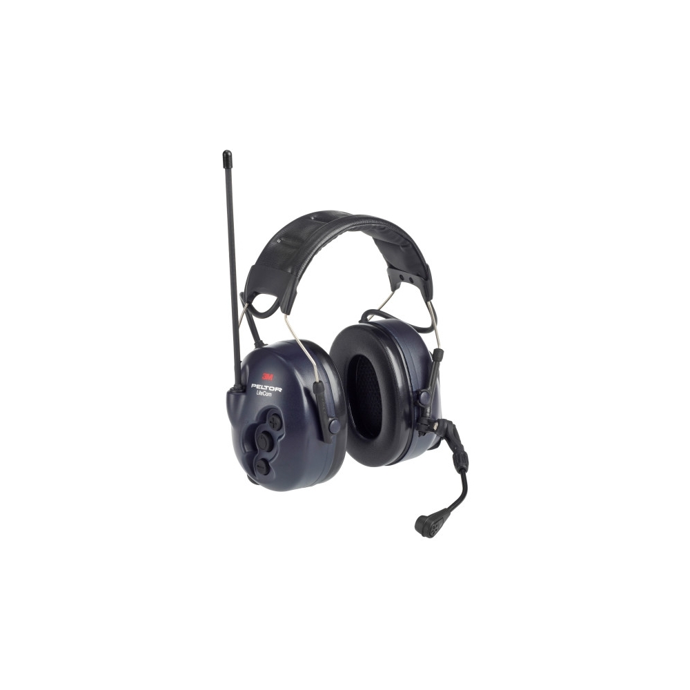 Cuffie auricolari 3M, MT53H7A4400-EU, PELTOR, colore nero, cuffie attive da bardatura temporale