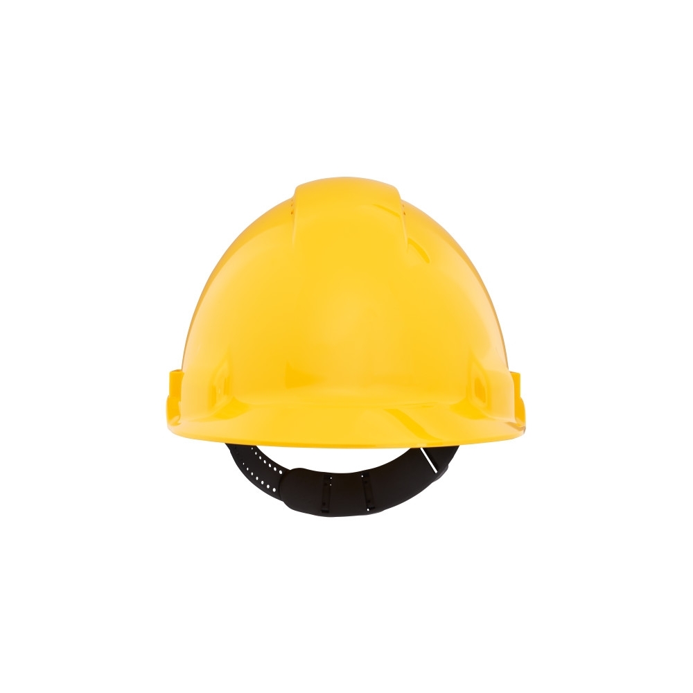 Elmetto 3M, G3000CUV-GU, colore giallo, uvicator, ventilato, con fascia antisudore in plastica, non indossato